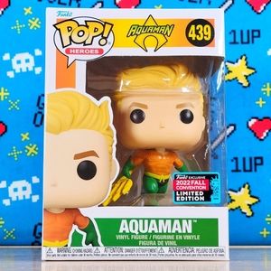 Funko PoP Heroes Aquaman #439 Exclusive Limited Edition Vinyl Figure + Protector